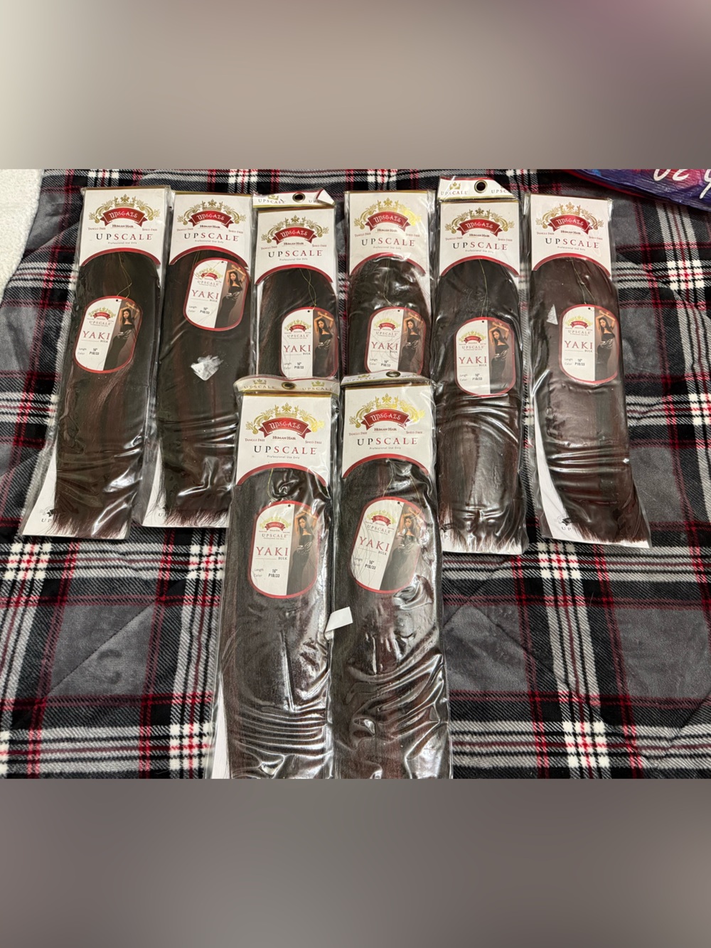 8 packs upscale Yaki human  hair weaving